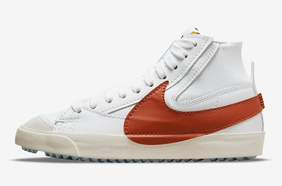Nike Blazer Mid '77 Jumbo - White/Dark Russet - Stencil