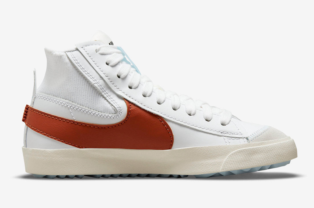 Nike Blazer Mid '77 Jumbo - White/Dark Russet - Stencil