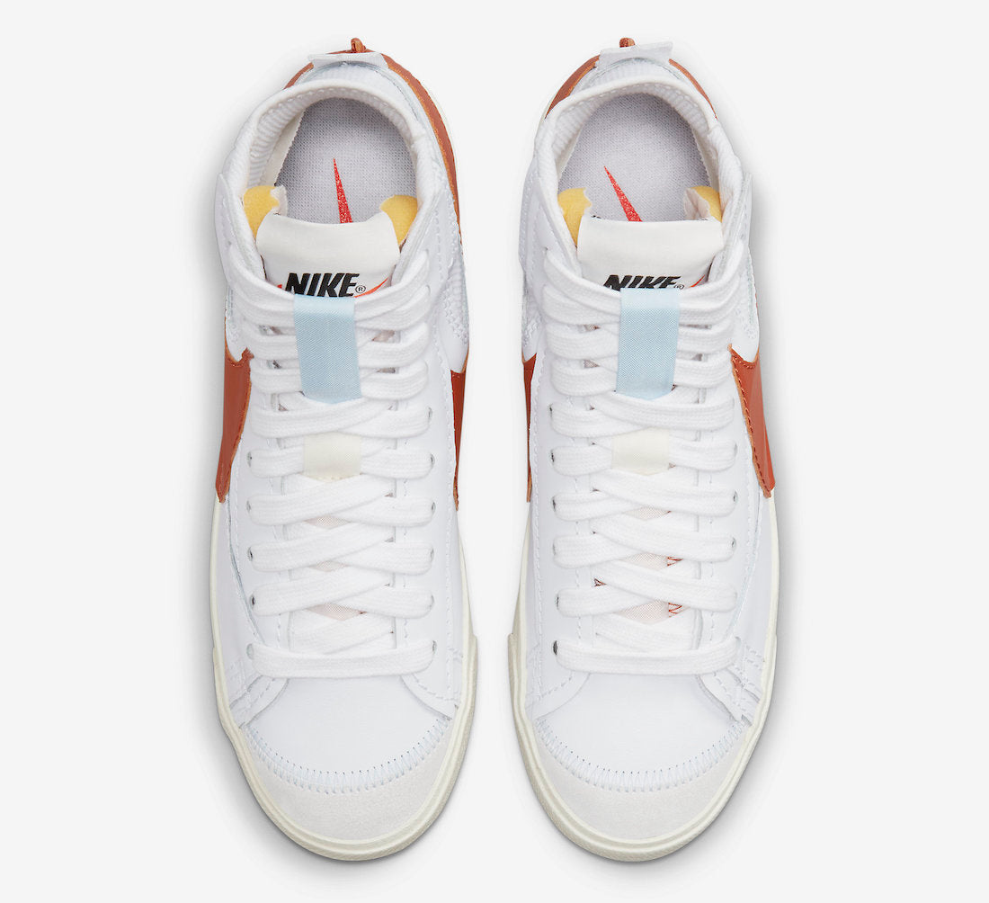 Nike Blazer Mid '77 Jumbo - White/Dark Russet - Stencil