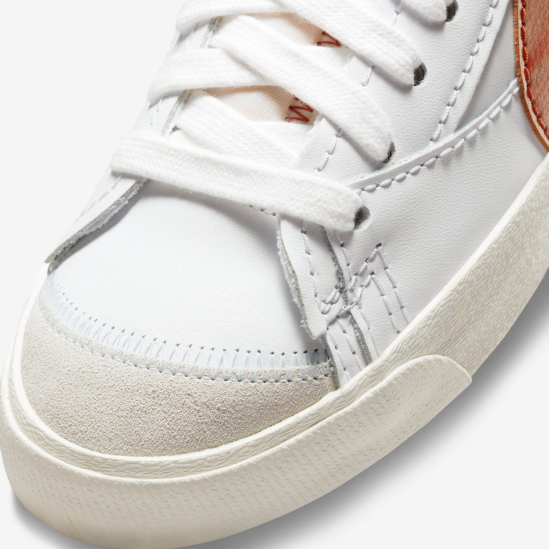 Nike Blazer Mid '77 Jumbo - White/Dark Russet - Stencil