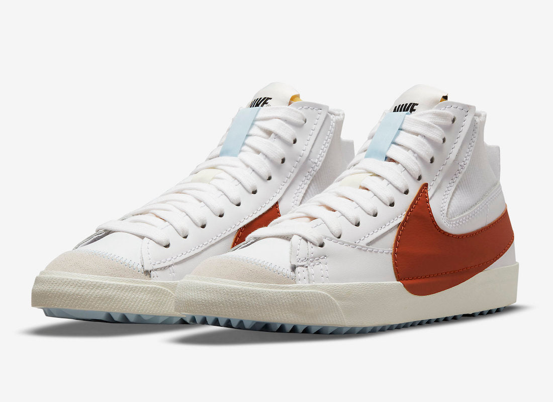 Nike Blazer Mid '77 Jumbo - White/Dark Russet - Stencil