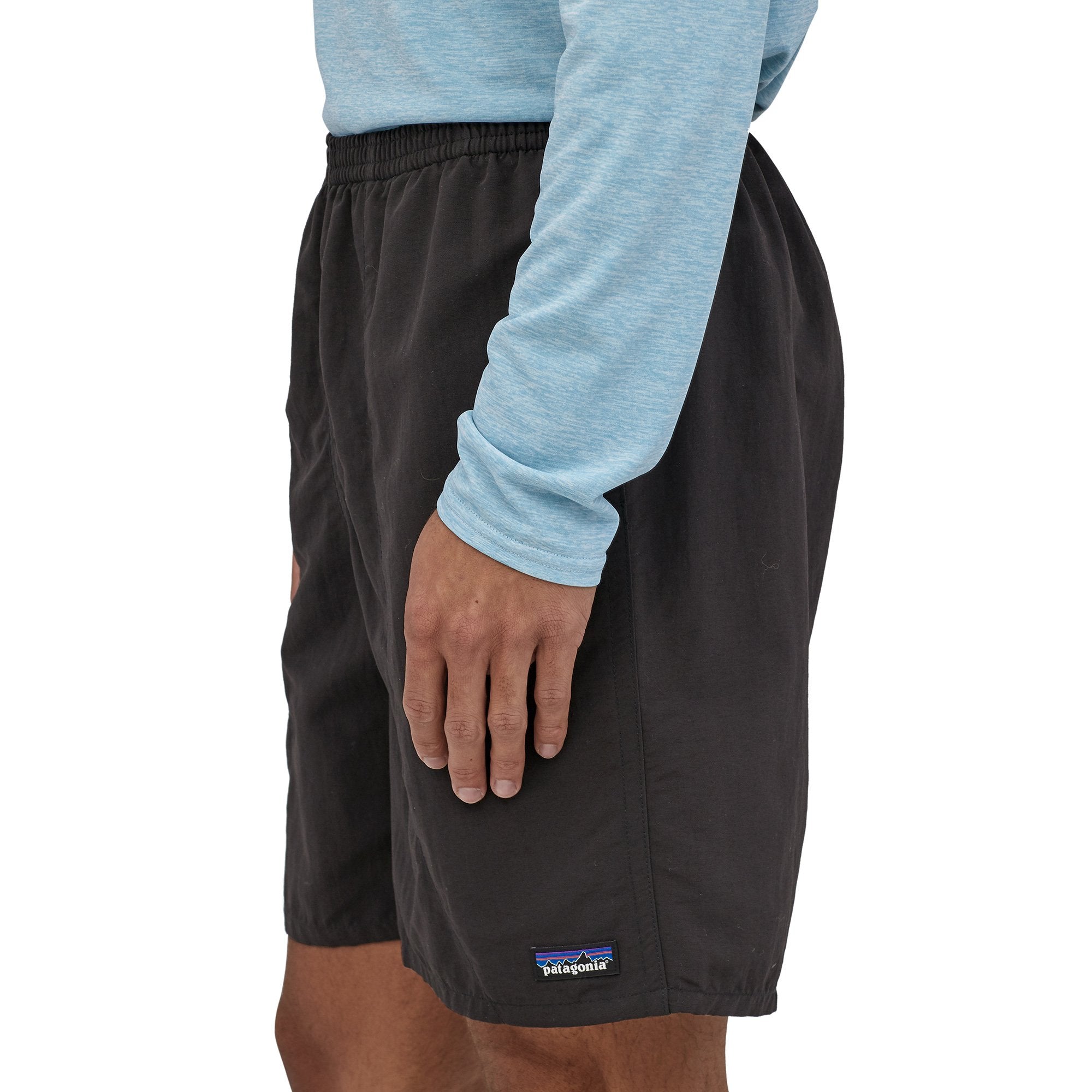 Patagonia Men's Baggies™ Longs - 7 In. - Black - Stencil