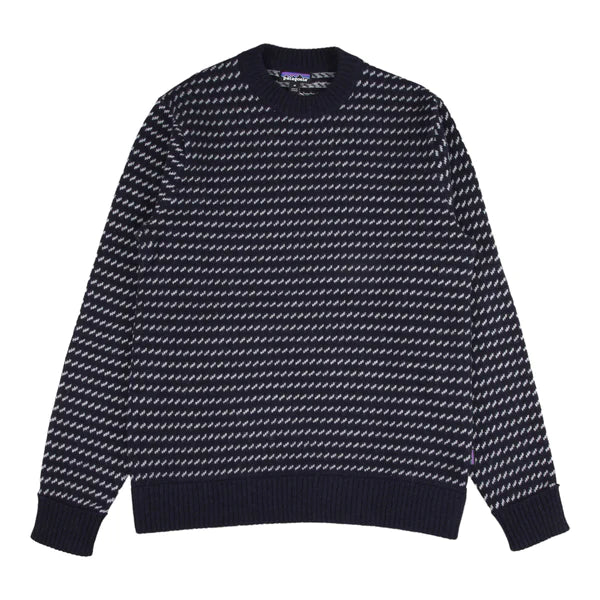 Patagonia Men's Recycled Wool Sweater Classic Navy