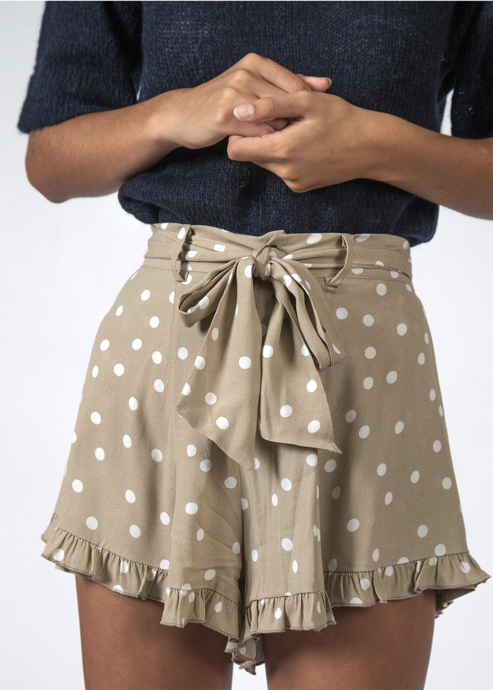 Thing Thing Endless Short Beige Polka Dot - Stencil