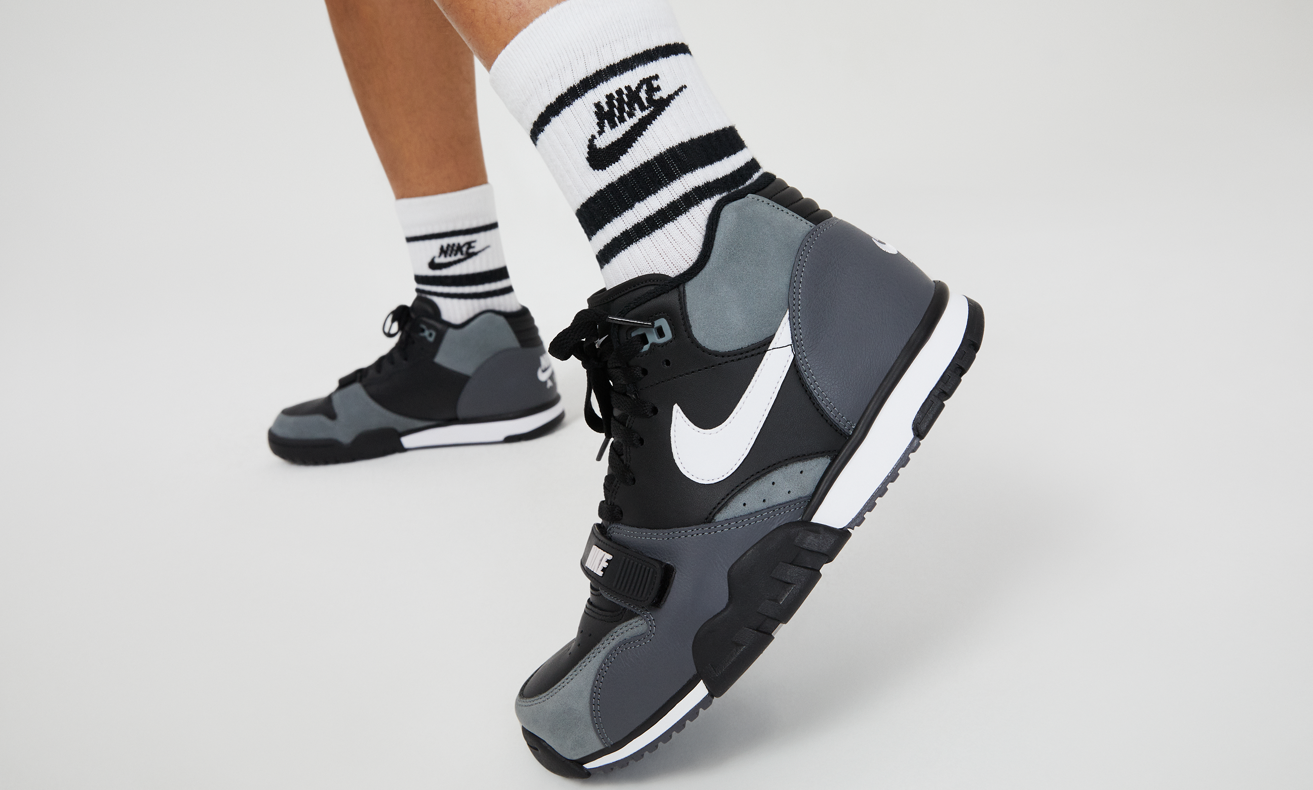 Nike Air Trainer 1 Black / White - Stencil