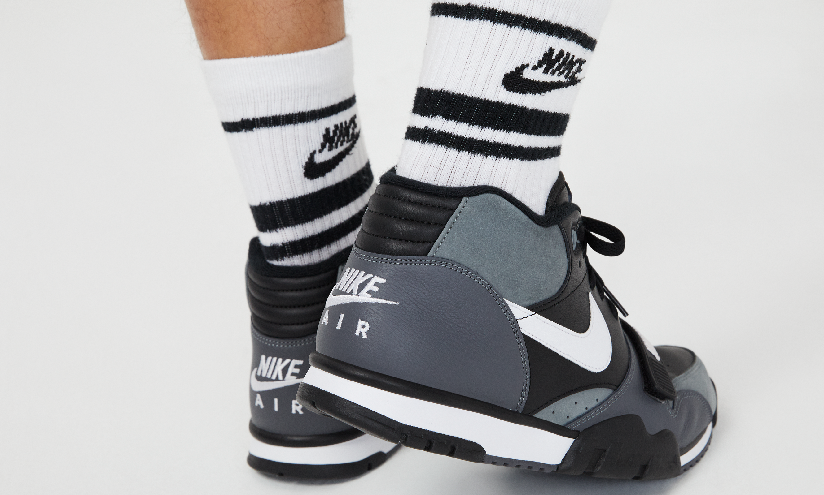 Nike Air Trainer 1 Black / White - Stencil
