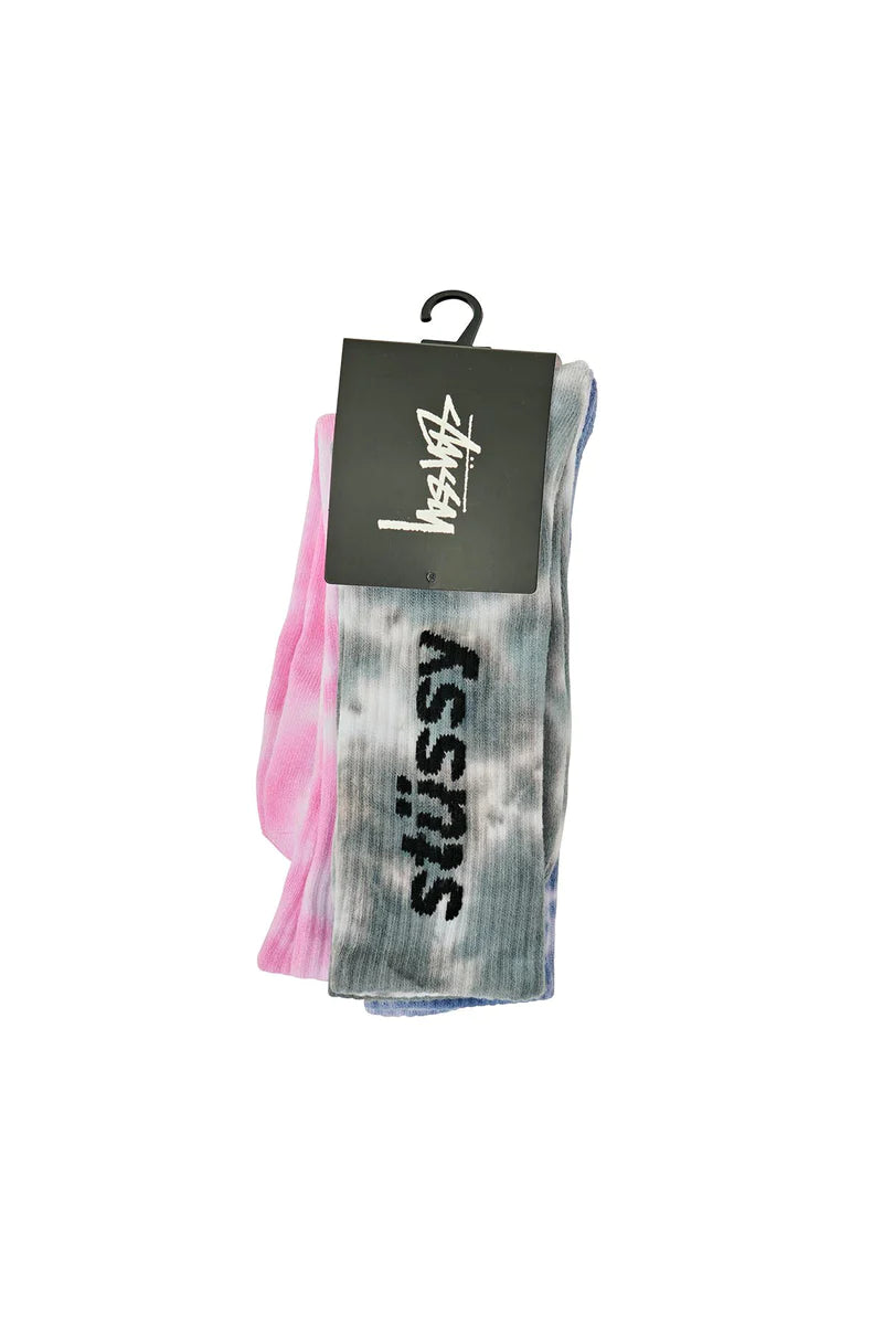 Stussy Men's Tiedye Sock 3 Pack ST735021