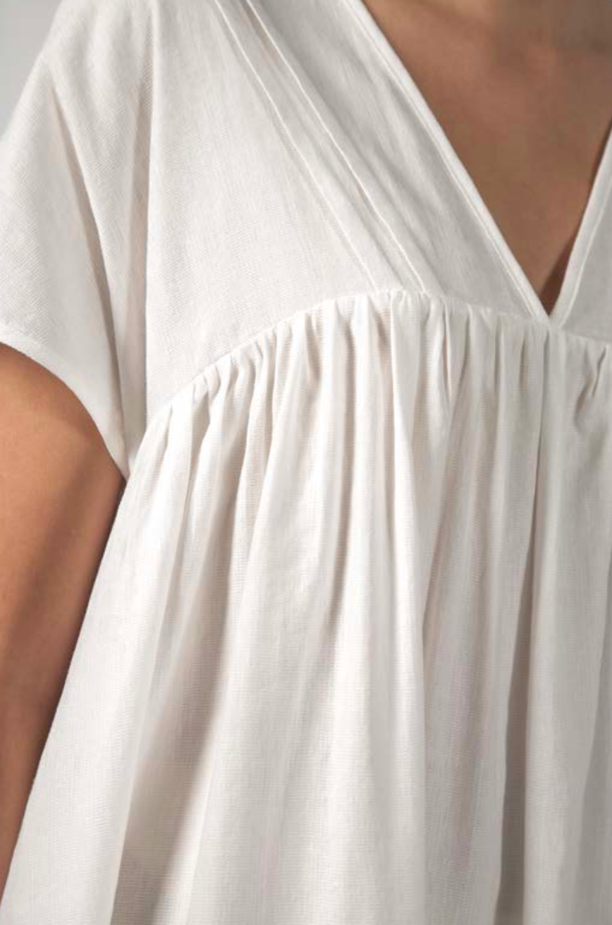 Thing Thing Elfie Dress White Texture - Stencil