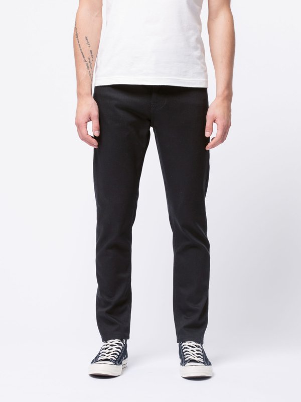 Nudie Steady Eddie II Dry Ever Black - Stencil