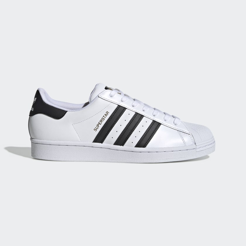 Adidas Superstar White/Black/White - Stencil