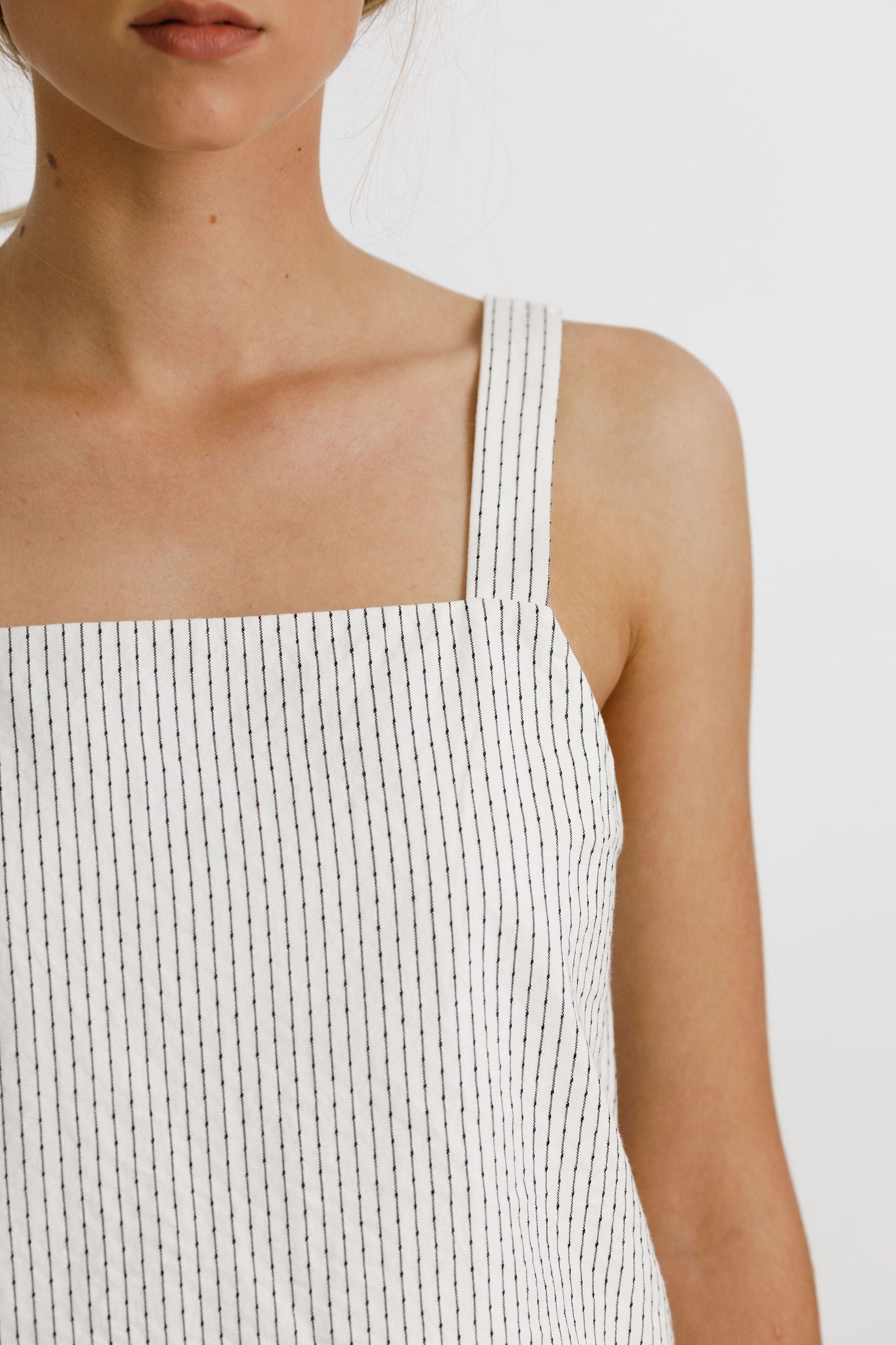 Thing Thing Audrey Tank Mono Stripe - Stencil