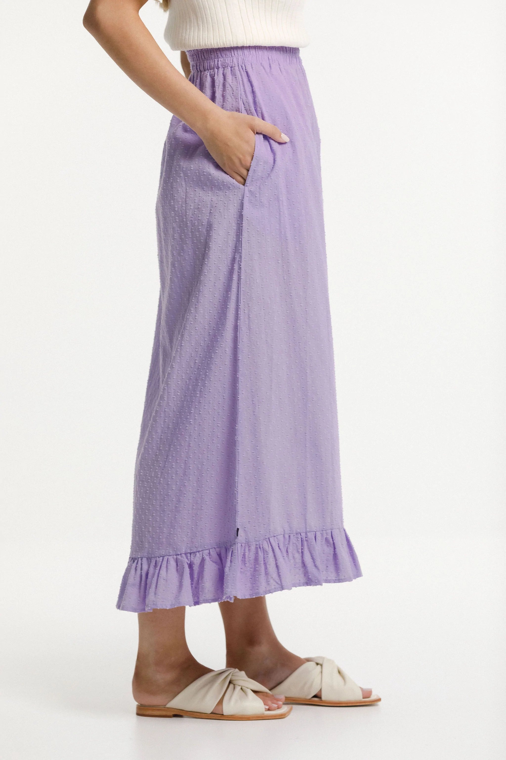 Thing Thing Belle Skirt - Purple Rose - Stencil