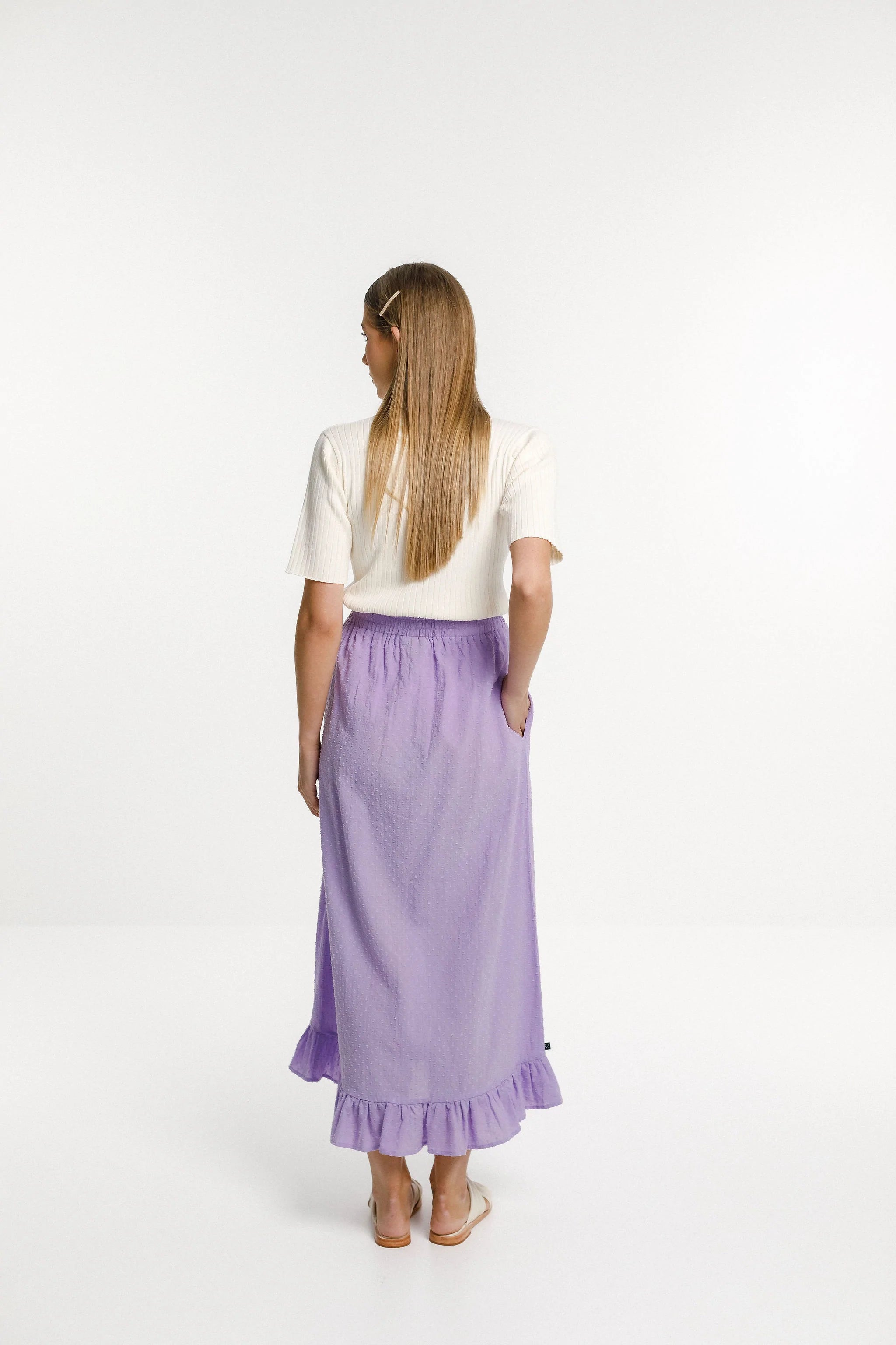 Thing Thing Belle Skirt - Purple Rose - Stencil