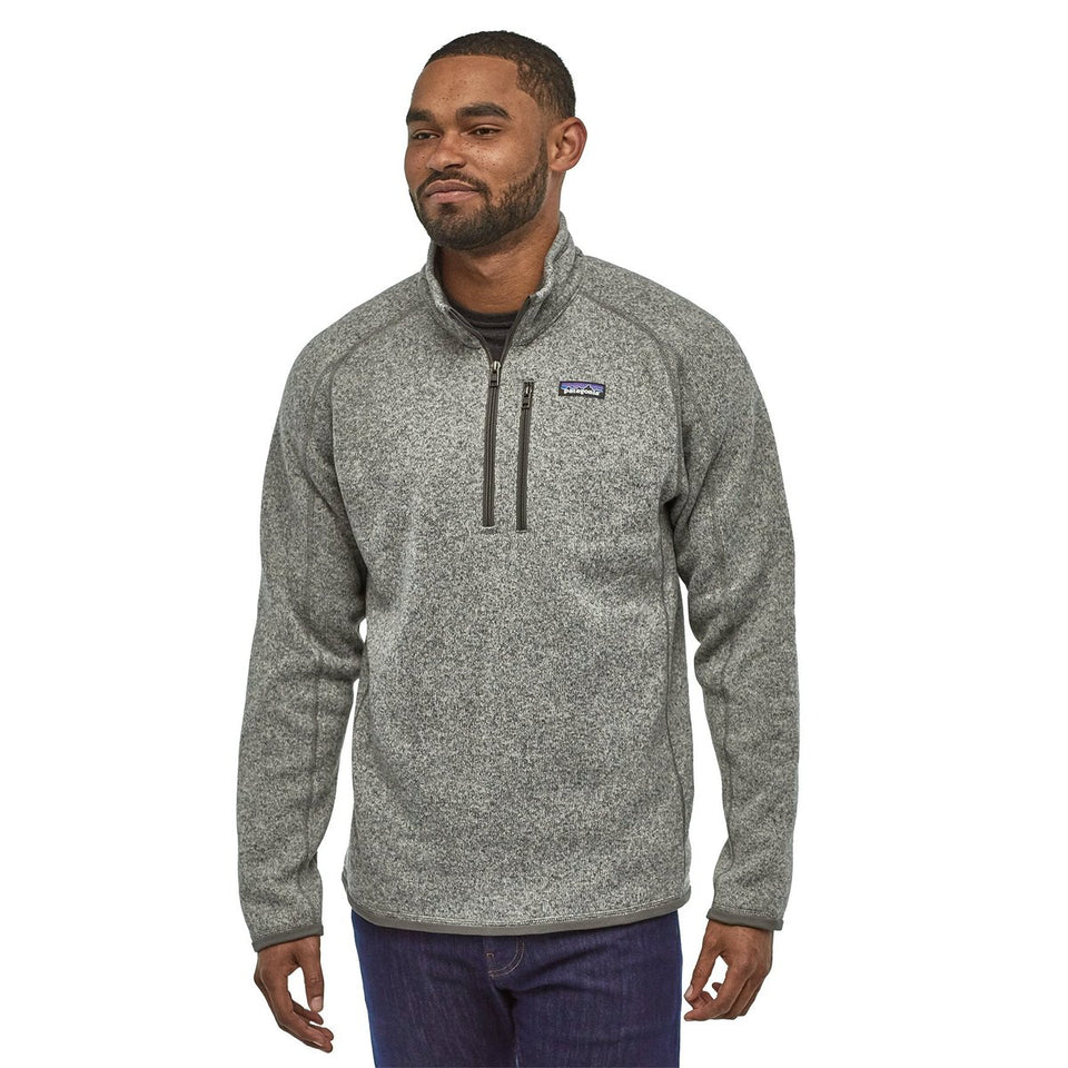 Patagonia Mens Better Sweater 1/4 Zip Stonewash - Stencil