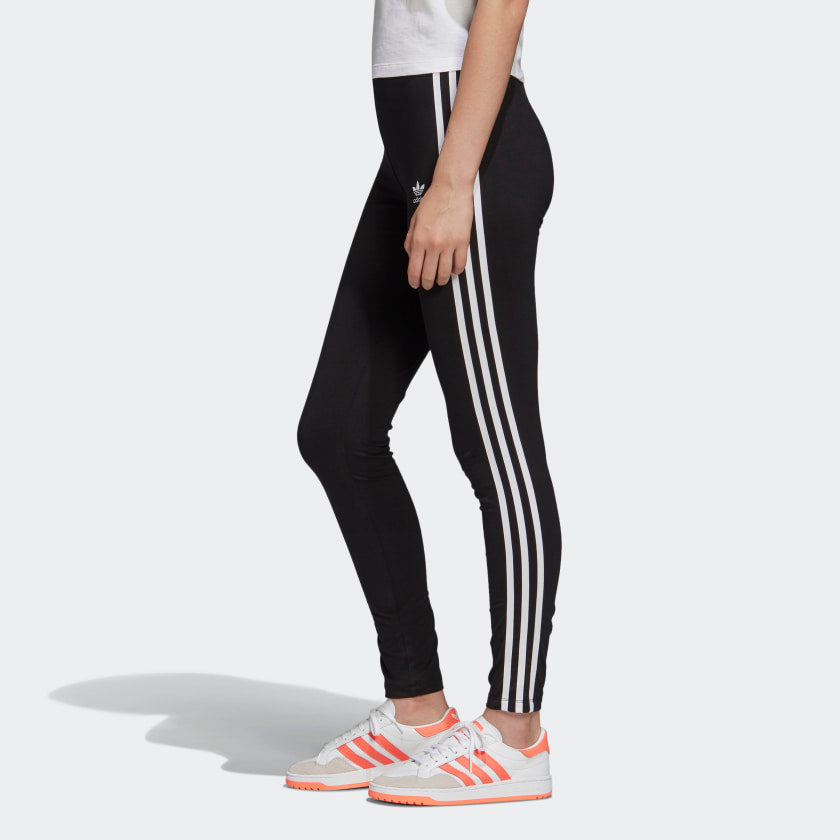 Adidas 3 Stripe Tight Black/White