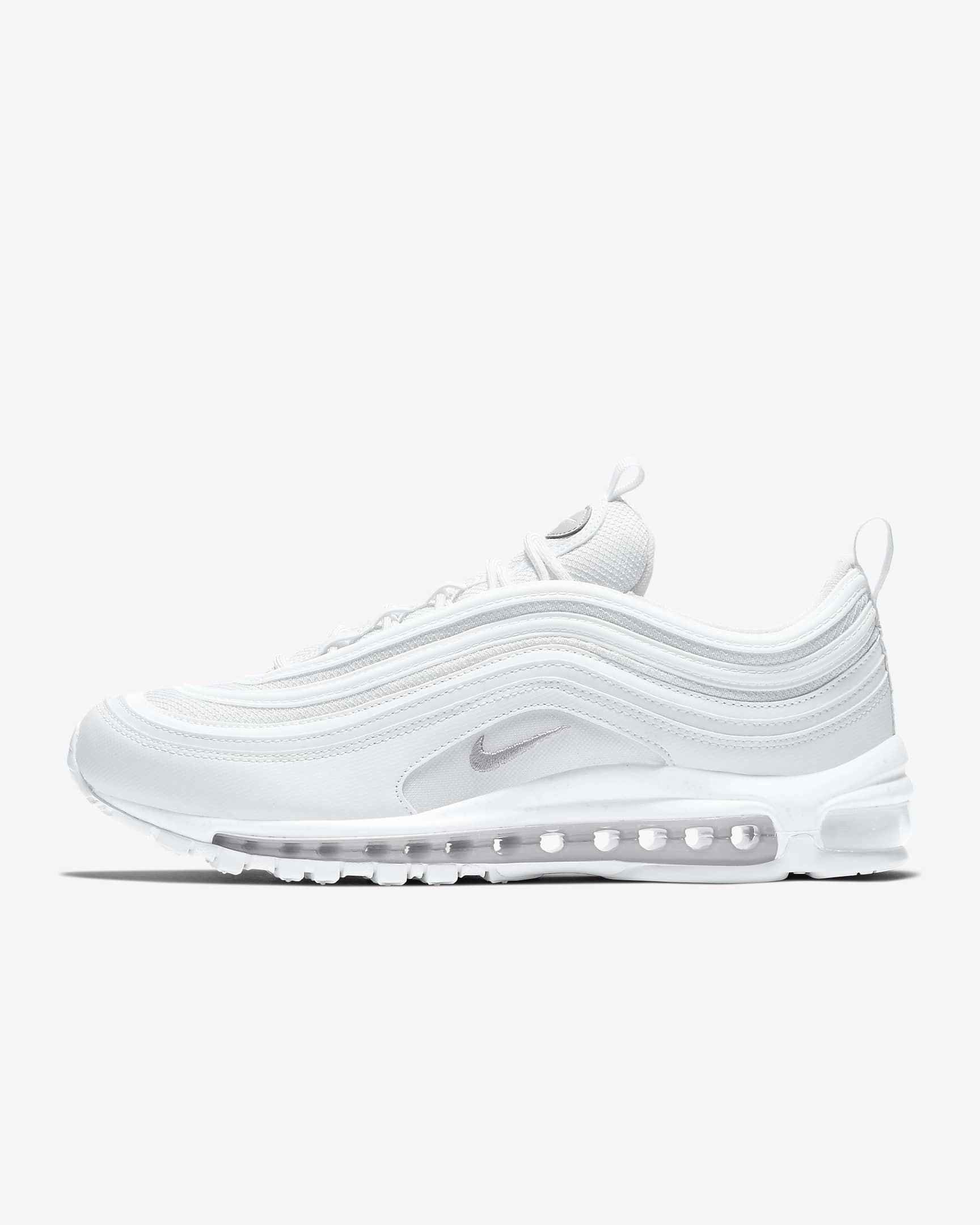 Nike Air Max 97 White/Wolf Grey-Black - Stencil