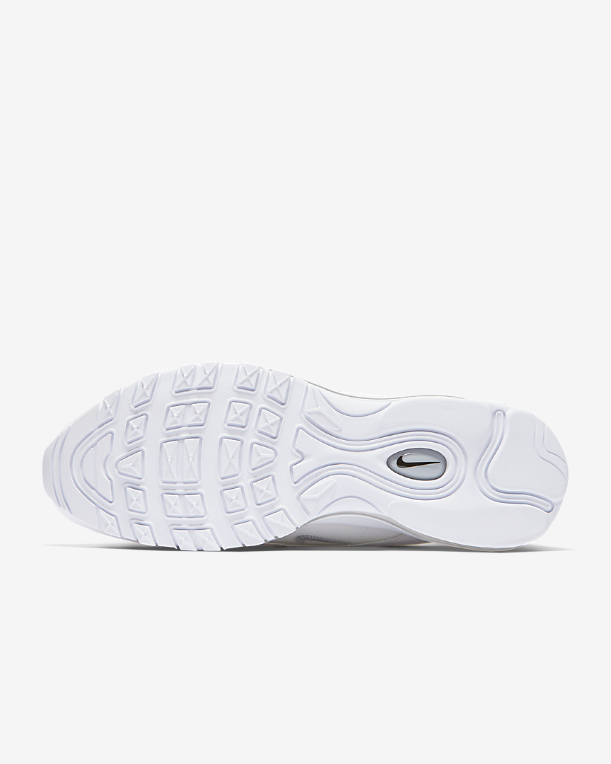 Nike Air Max 97 White/Wolf Grey-Black - Stencil
