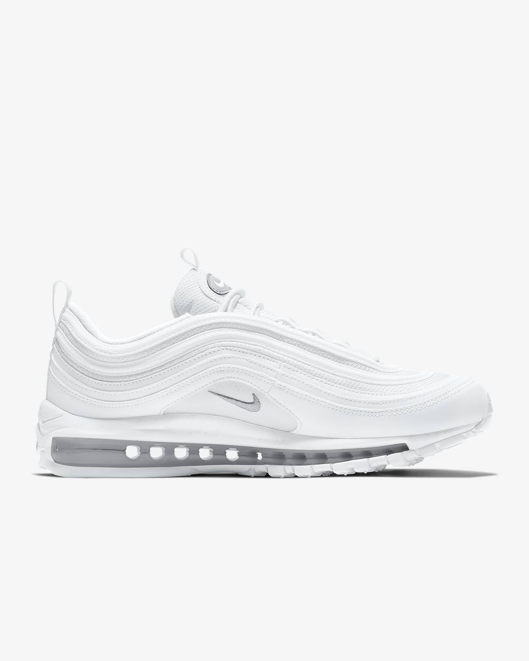 Nike Air Max 97 White/Wolf Grey-Black - Stencil