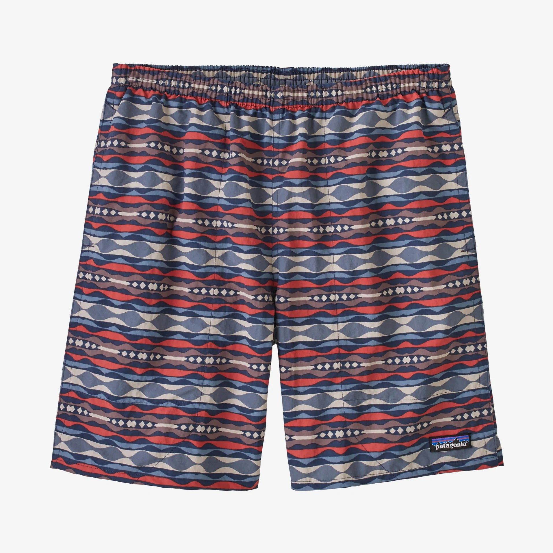 Patagonia Men's Baggies™ Longs - 7 In. - Coast Highway Multi Sumac Red
