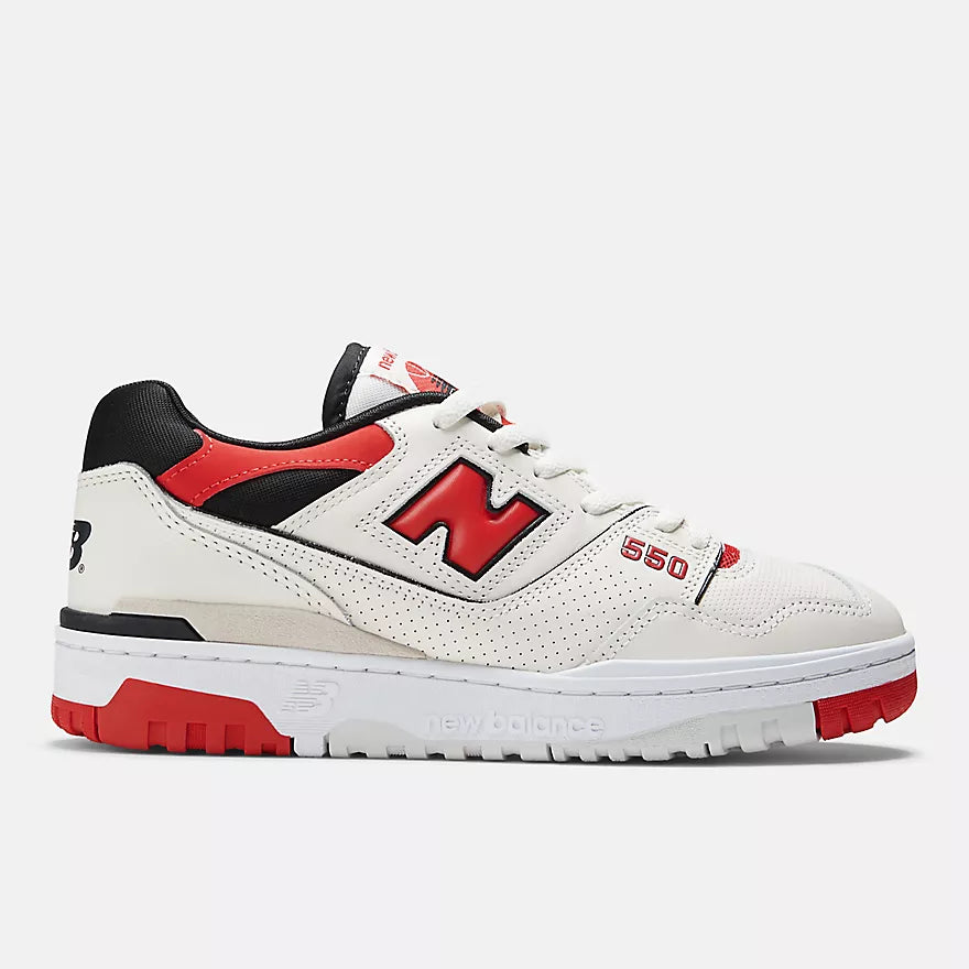 New Balance 550 VTB - Sea Salt / Red - Stencil