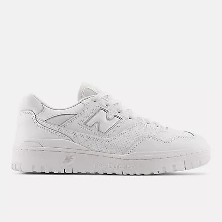 New Balance 550 - White / White - Stencil