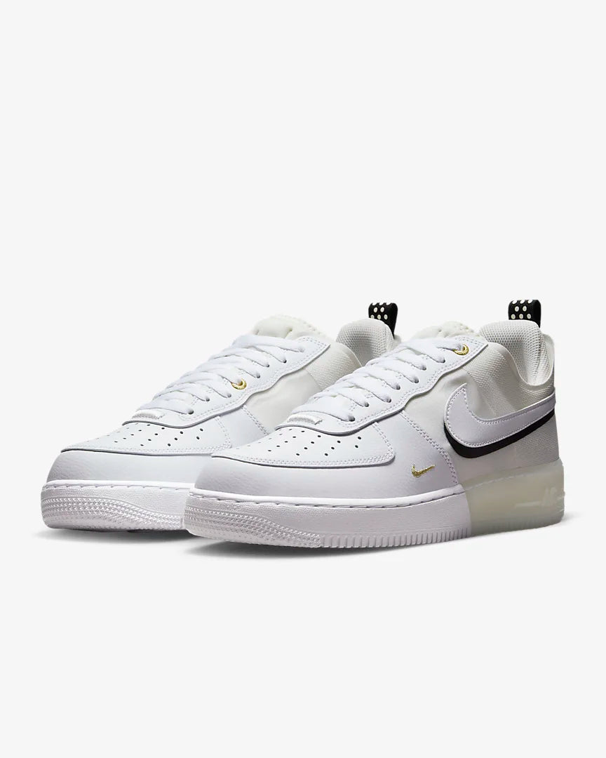 Nike Air Force 1 React White/Sail/Black/White - Stencil