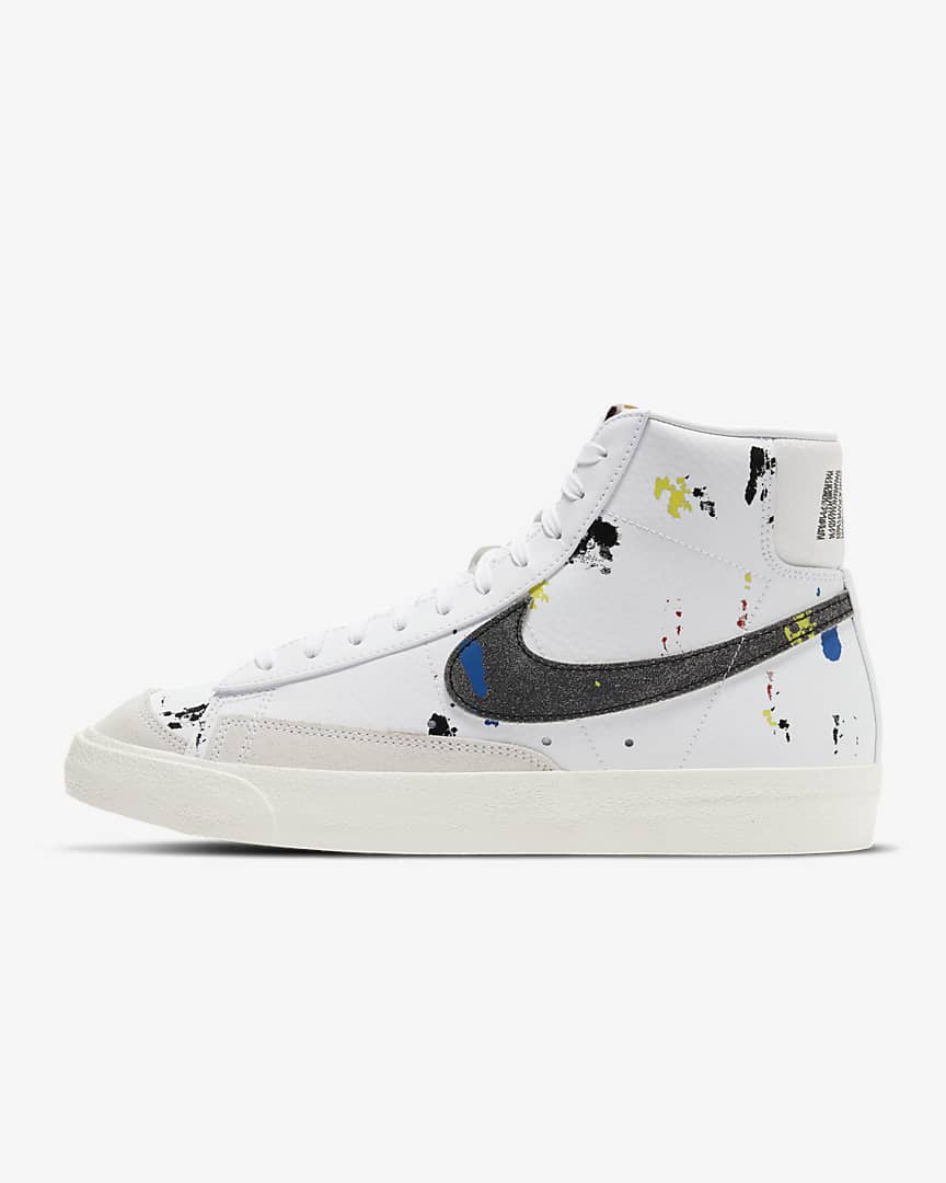 Nike Blazer Mid '77 White/Black-White - Stencil