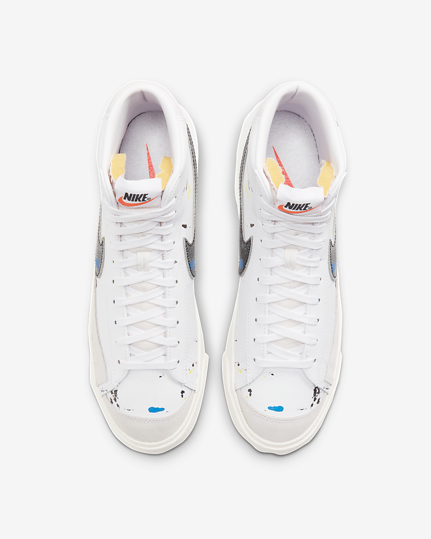 Nike Blazer Mid '77 White/Black-White - Stencil