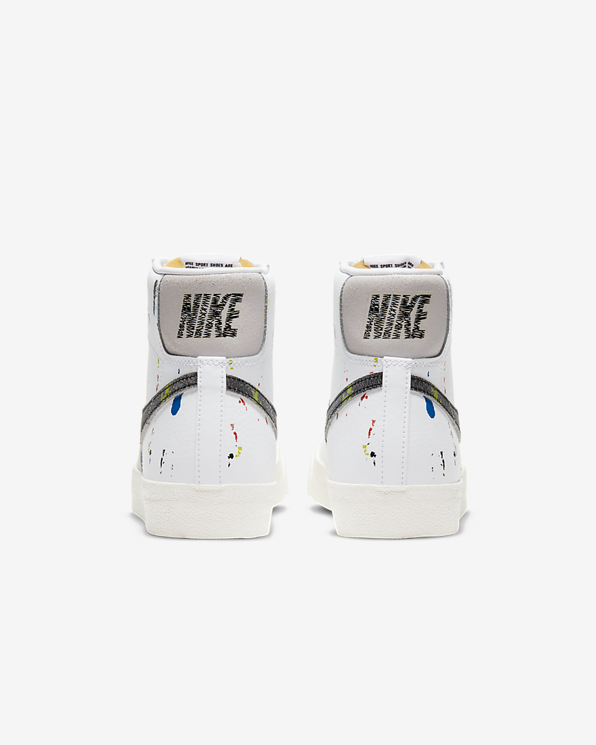 Nike Blazer Mid '77 White/Black-White - Stencil