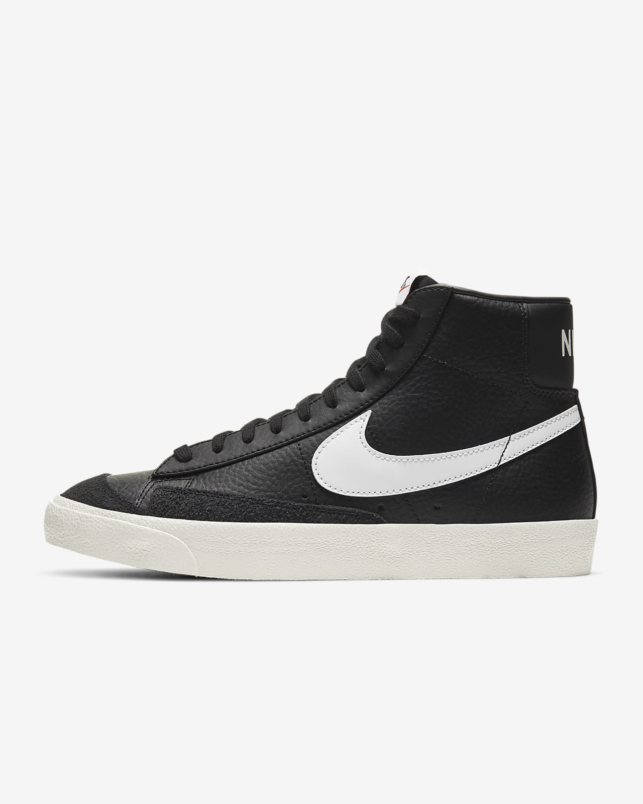 Nike Blazer Mid 77 Vintage Black/White-Sail - Stencil