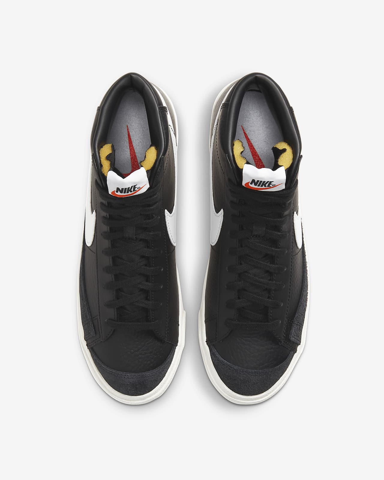 Nike Blazer Mid 77 Vintage Black/White-Sail - Stencil