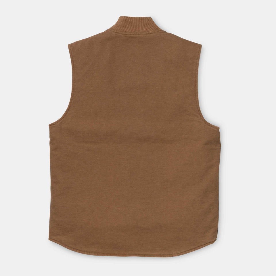 Carhartt Classic Vest Hamilton Brown Rinsed - Stencil