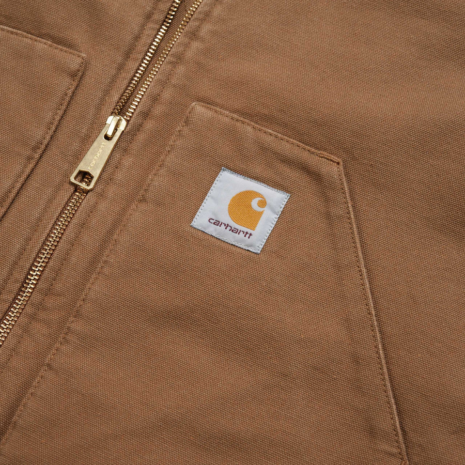 Carhartt Classic Vest Hamilton Brown Rinsed - Stencil