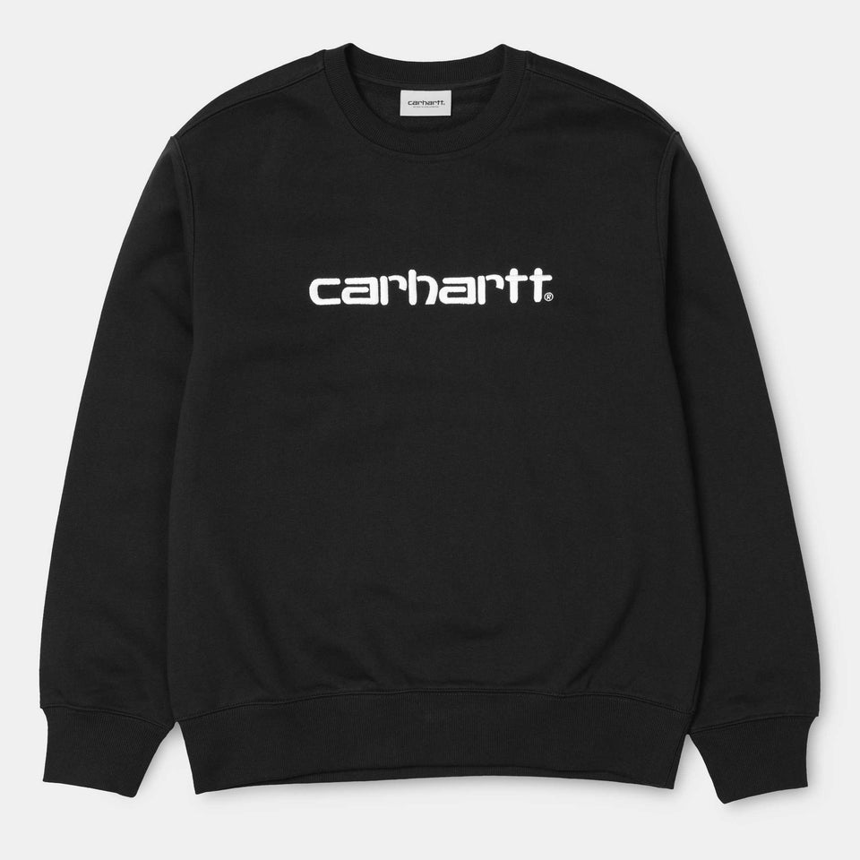 Carhartt Carhartt Sweat Black/ White - Stencil