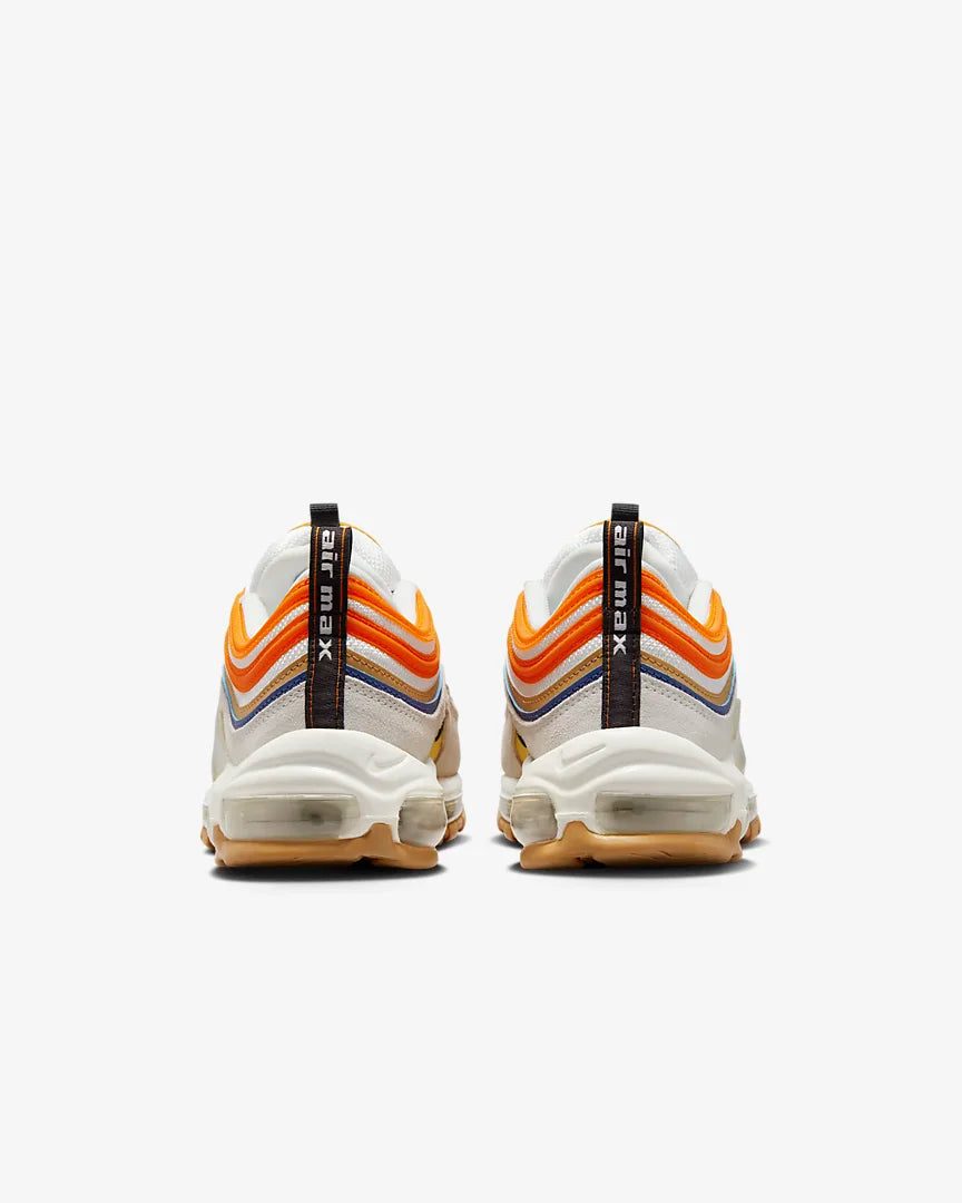 Nike Air Max 97 SE - Summit White / Safety Orange / Lemon Wash - Stencil