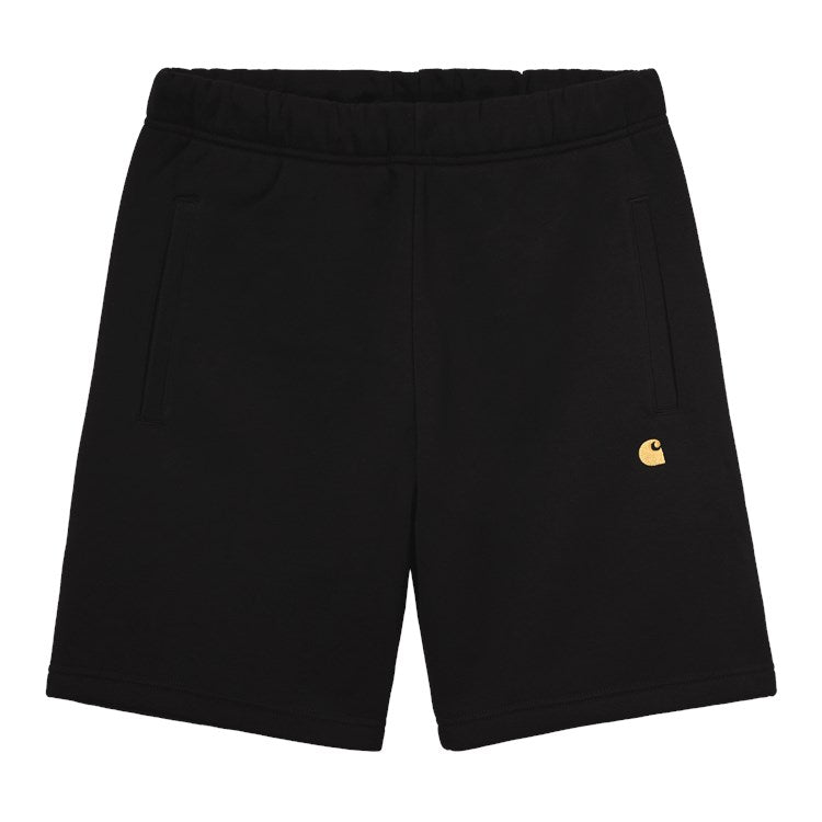 Carhartt Chase Sweat Short Black/Gold