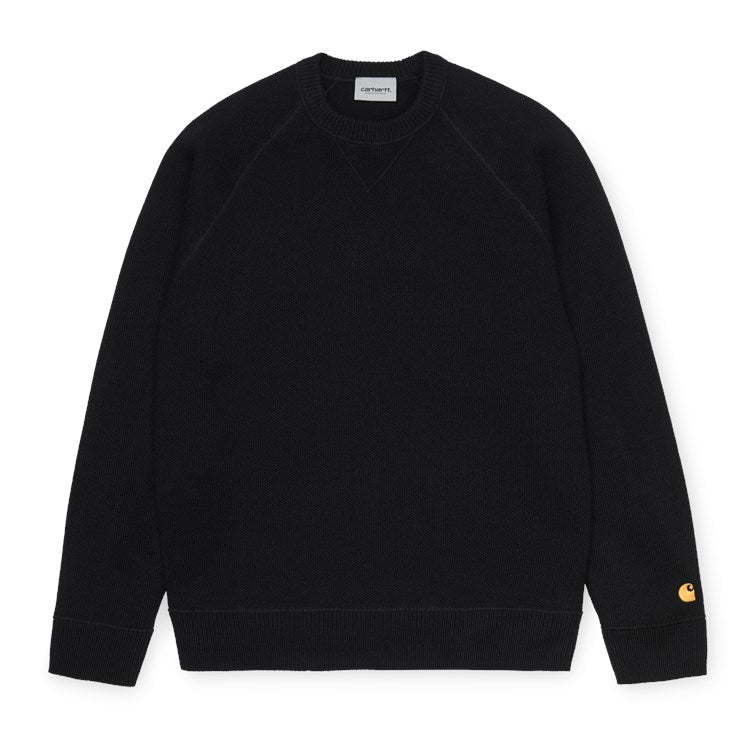 Carhartt Chase Sweater Black / Gold