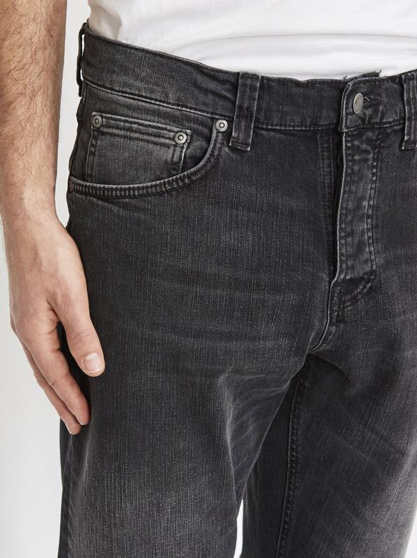 Nudie Steady Eddie II Concrete Black - Stencil