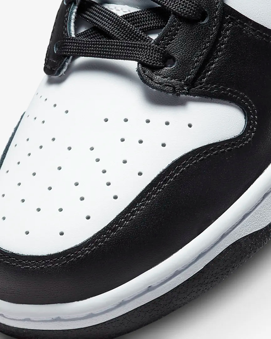 Nike Dunk Hi Retro - Black / White / Total Orange - Stencil