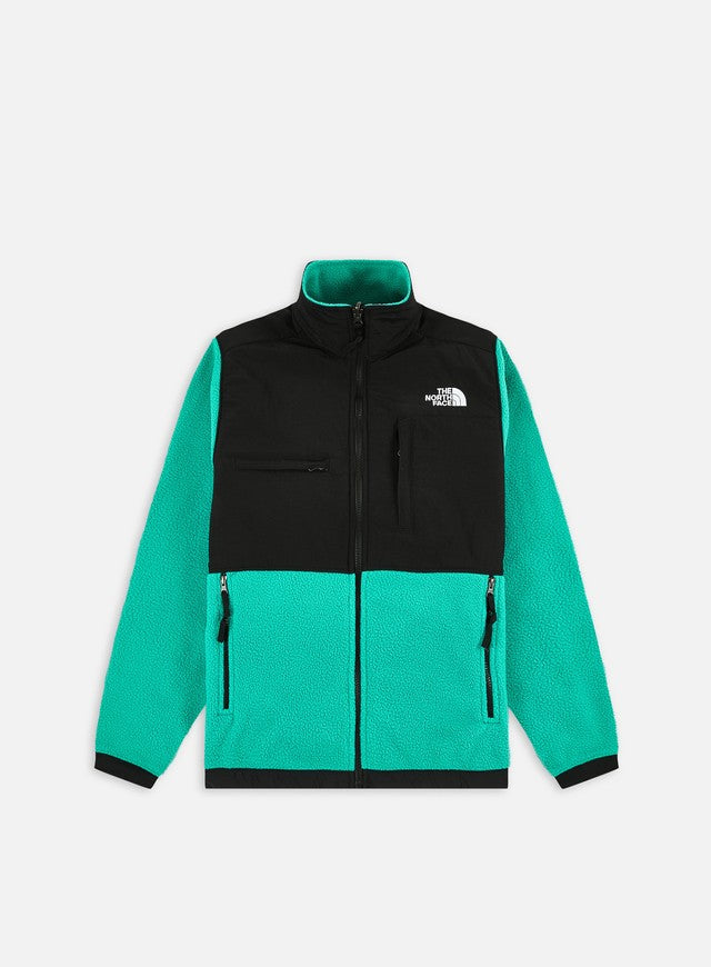The North Face Men's Denali 2 Jacket Porcelain Green - Stencil