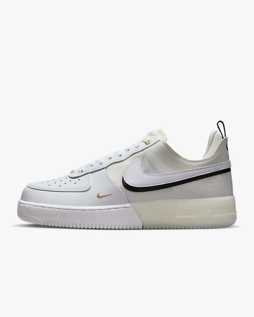 Nike Air Force 1 React White/Sail/Black/White - Stencil
