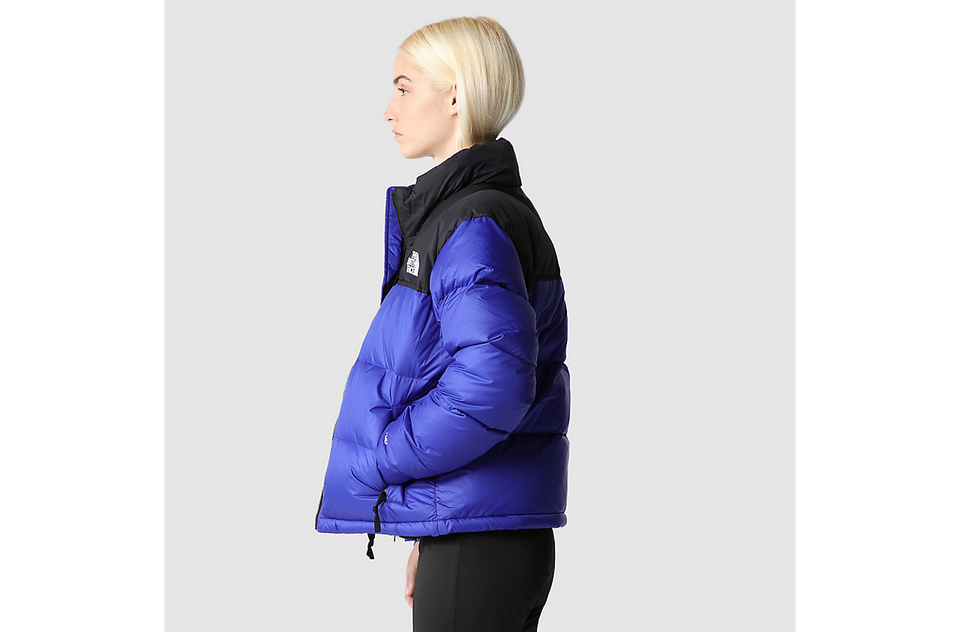 The North Face W 1996 Retro Nuptse Jacket Lapis Blue Stencil