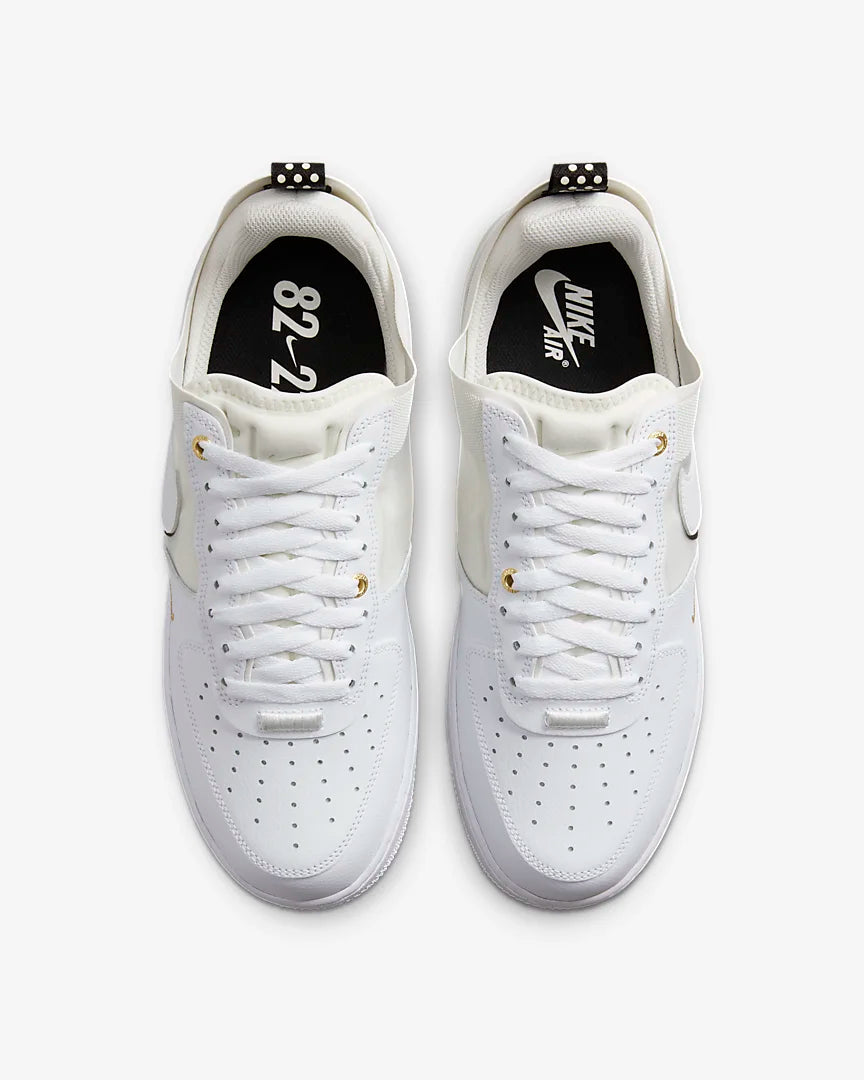 Nike Air Force 1 React White/Sail/Black/White - Stencil