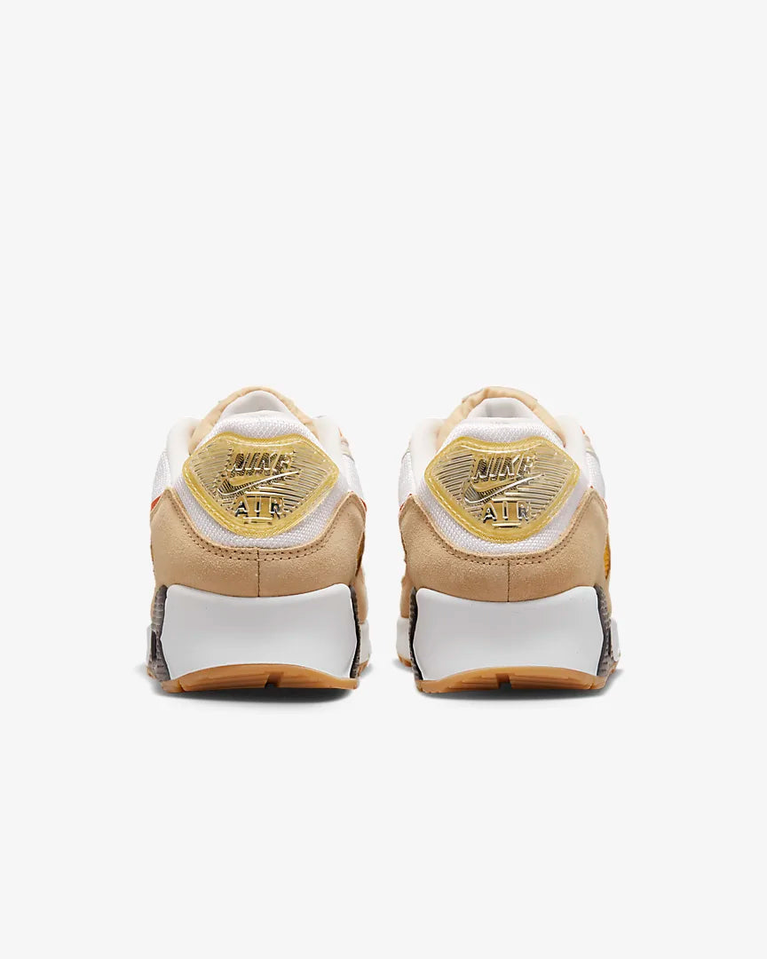 Nike Air Max 90 SE - Summit White / Lemon Wash / Safety Orange - Stencil