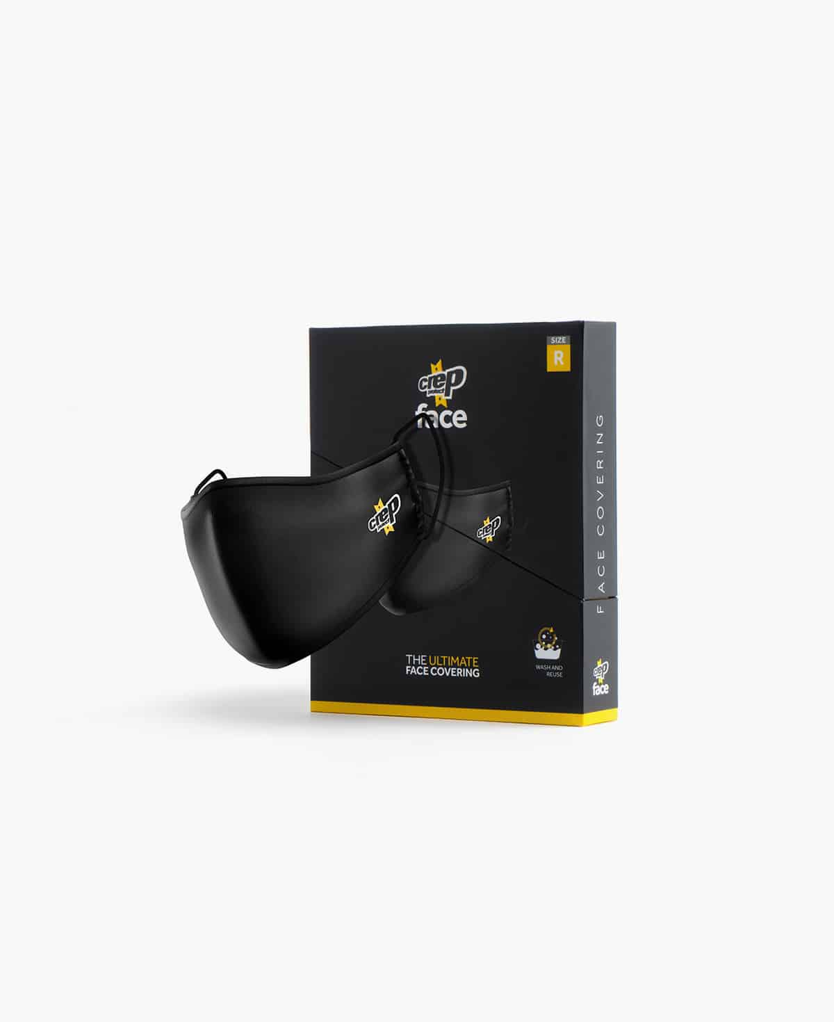 Crep Face covering Mask Black Regular