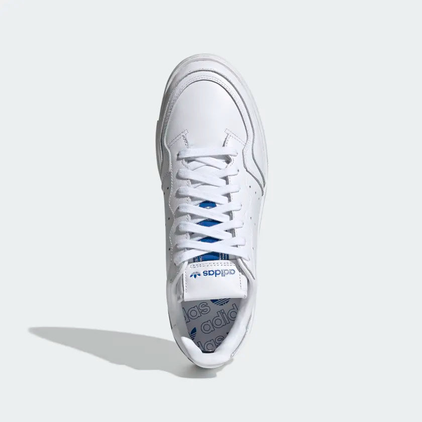 Adidas Supercourt - Cloud White / Blue Bird - Stencil