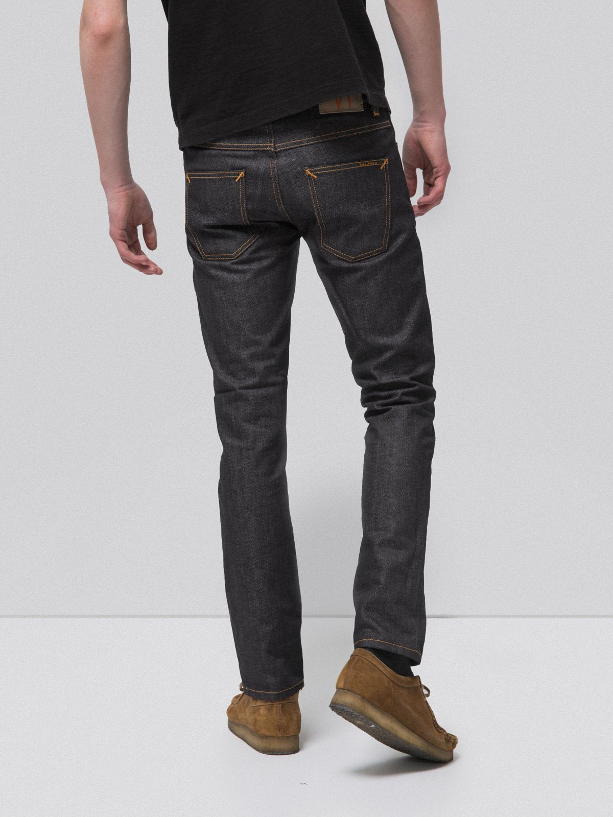 Nudie Grim Tim Dry Open Navy - Stencil