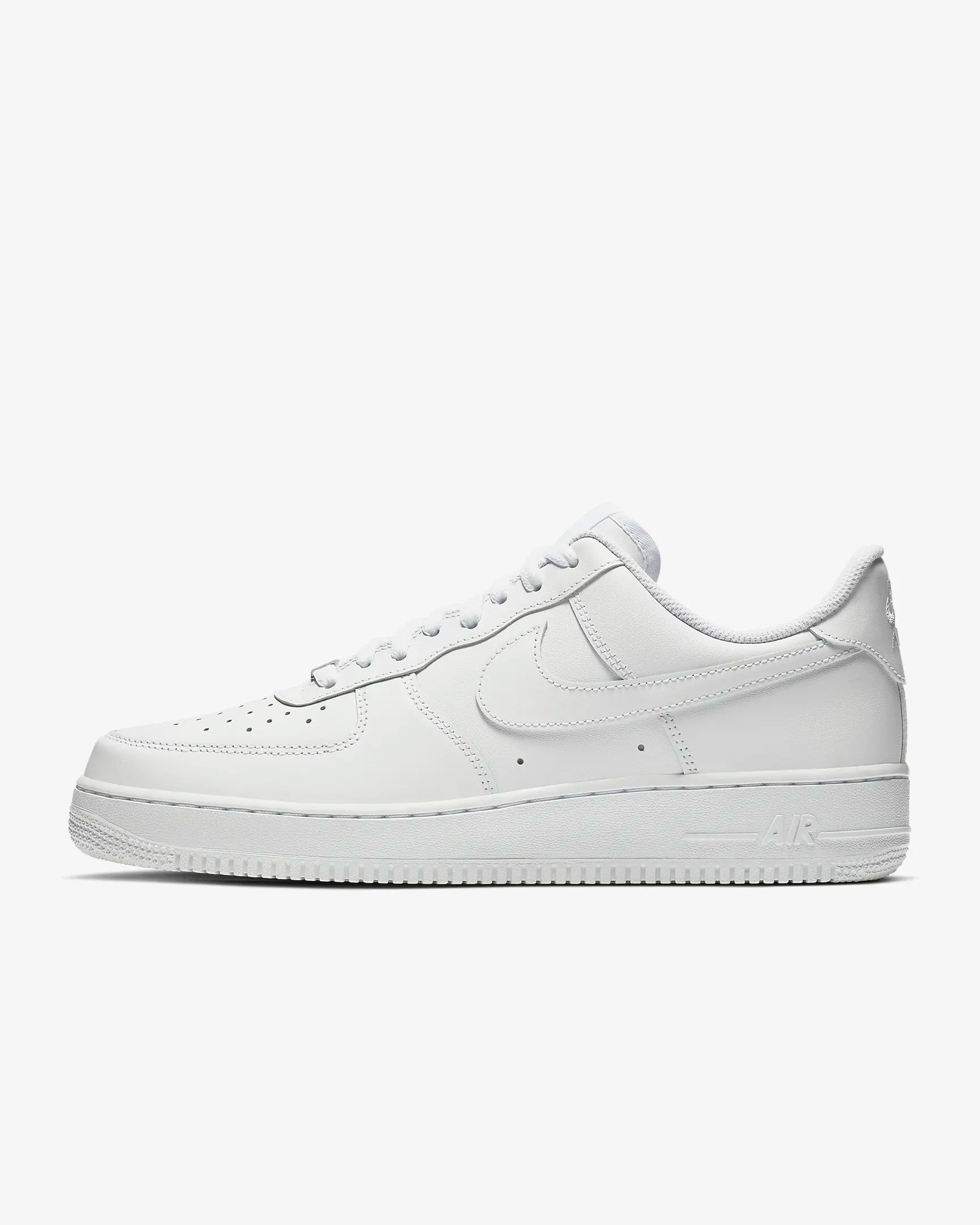 Nike Men's Air Force 1 07 White/ White - Stencil