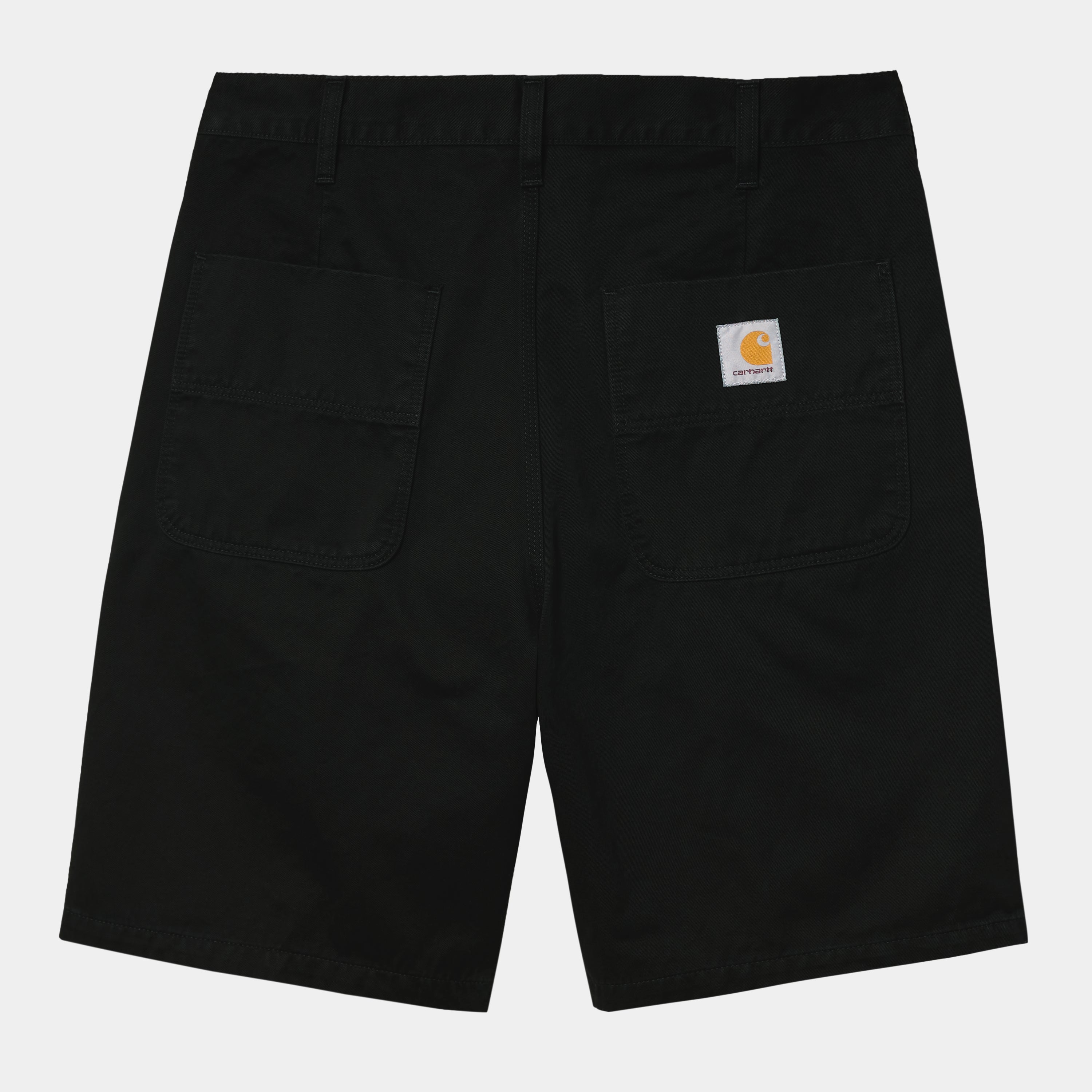 Carhartt Abbot Shorts - Black Stone Washed