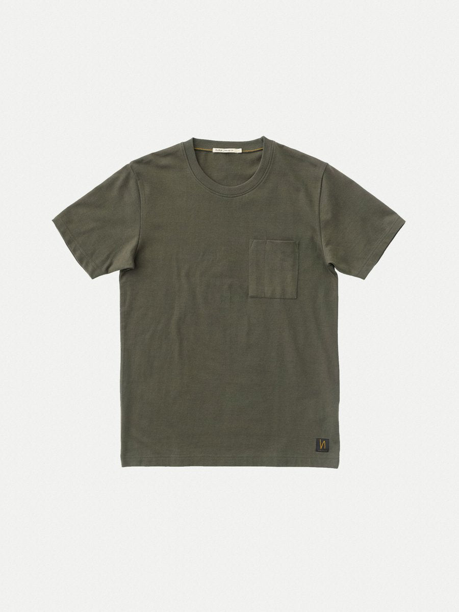Nudie Kurt Worker Tee Bunker - Stencil